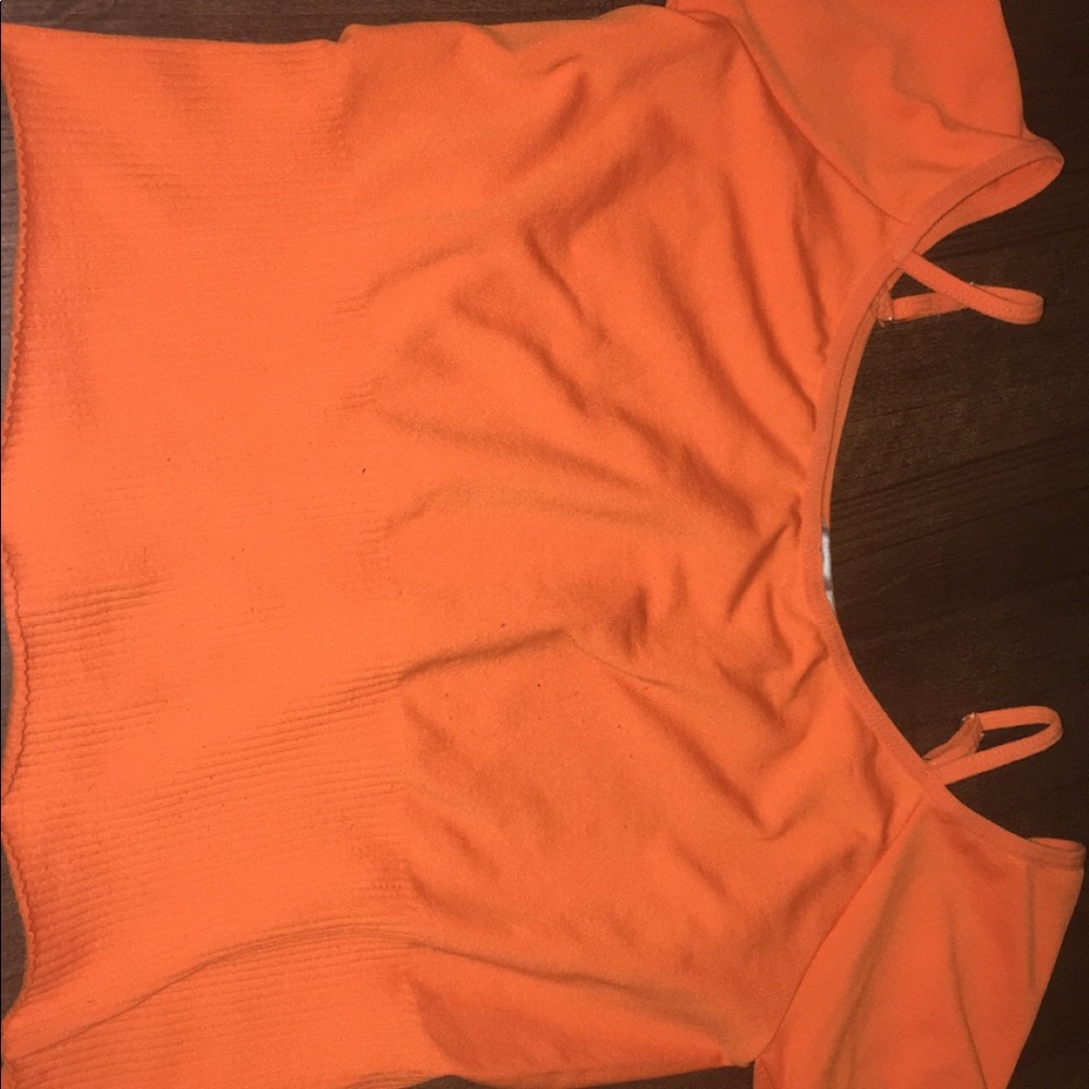 Orange Crop Top